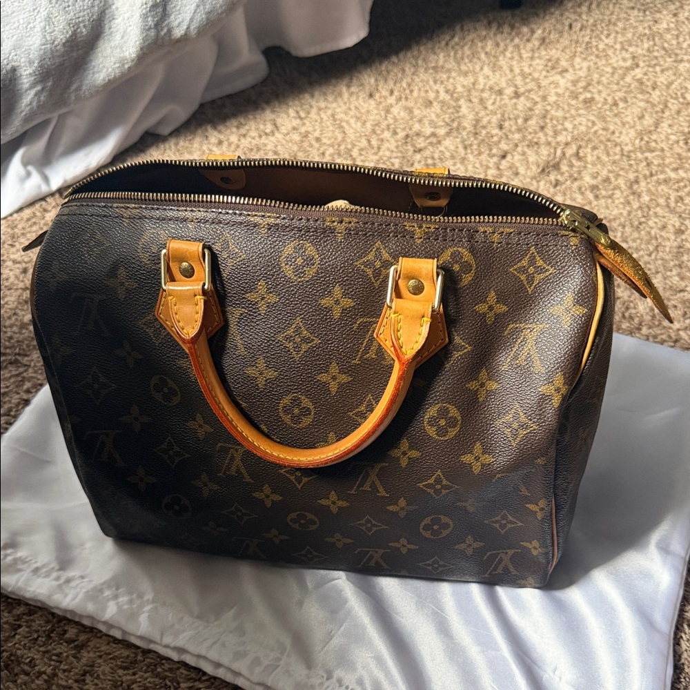 Louis Vuitton Monogram Speedy Handbag -1